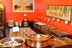 House of Curry buffet selection