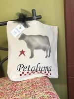 Bags, hand embroidered dish towels, seasonal items