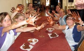 Hands on chocolate making class