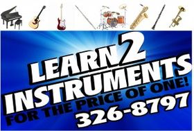 Learn 2 Instruments for the Price of ONE!