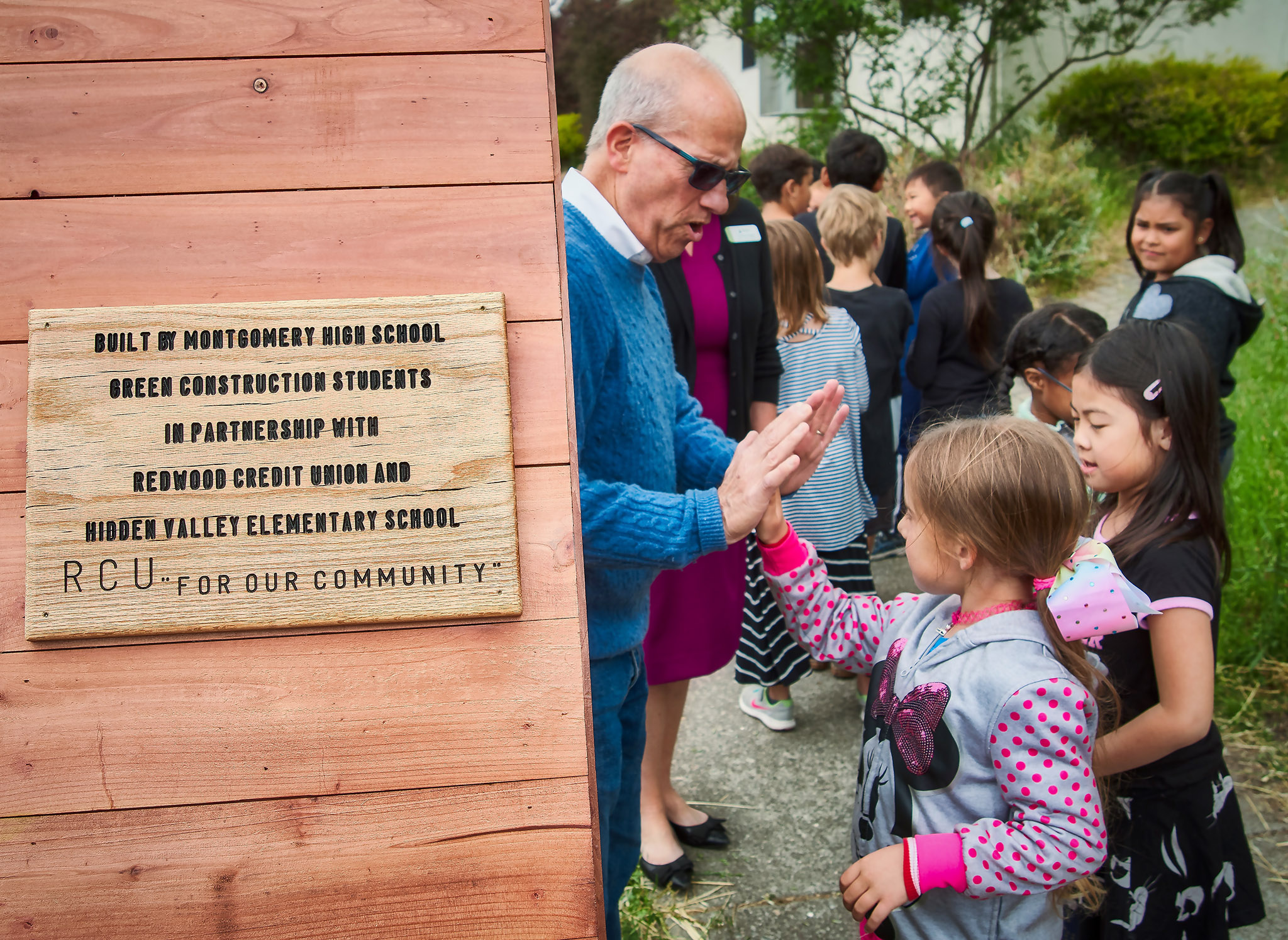 Redwood Credit Union Donates Little Free Library
