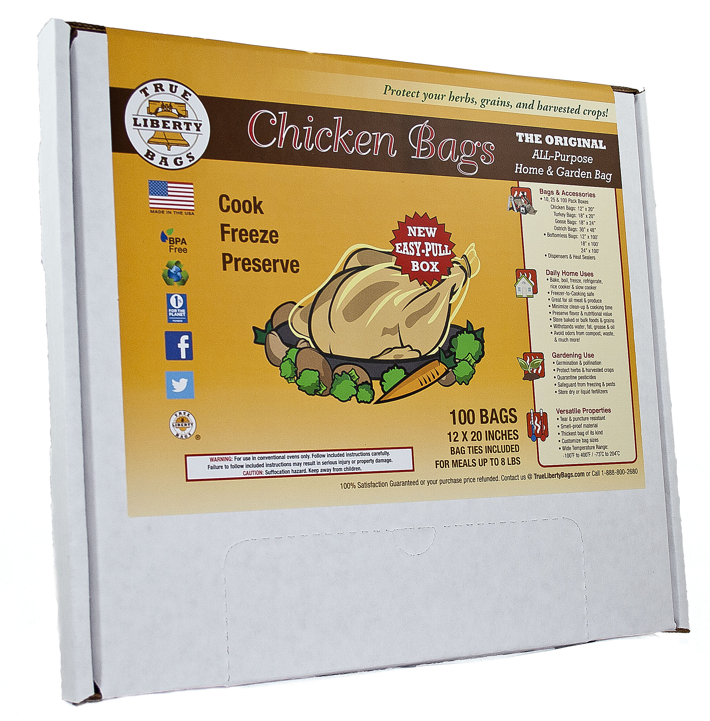 Cooking Bags | Pansaver Oven Bags with Ties 18 x 24 in