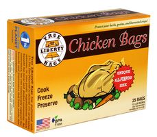 True Liberty® Chicken Bags - 25 Pack