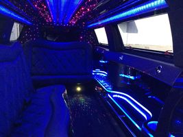 SSL's Lincoln MKT stretch limo interior