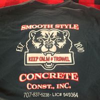Smooth Style Concrete Construction Card