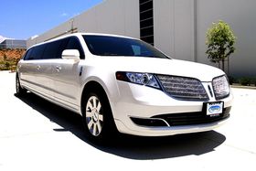 Pearly White Stretch Limousine